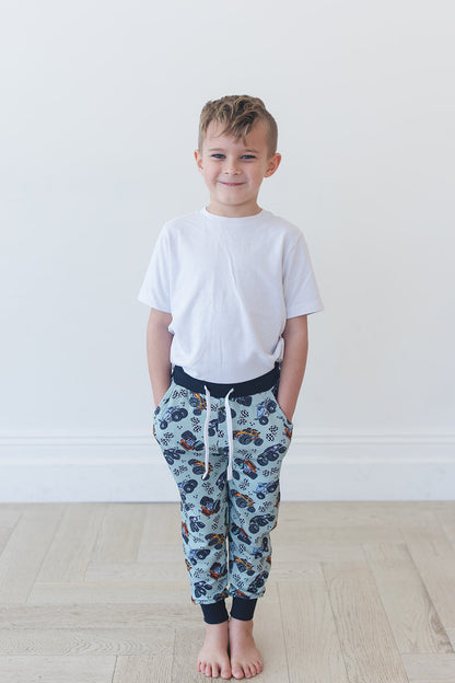 Stadium Smash - Bamboo Terry Jogger Blush Lotus