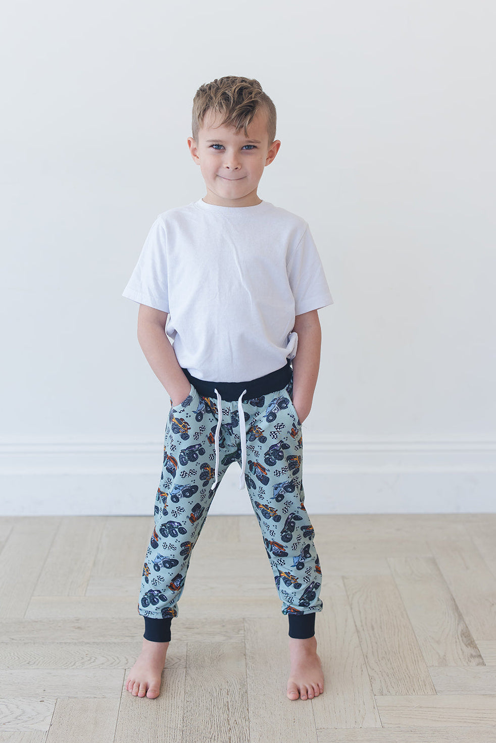 Stadium Smash - Bamboo Terry Jogger Blush Lotus
