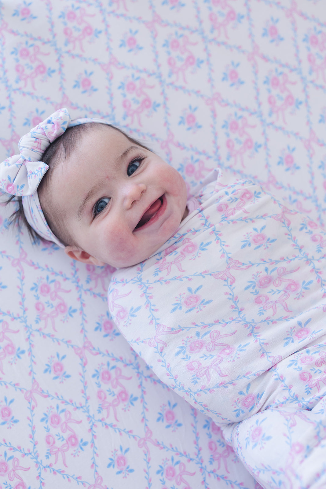 Charlotte - Lightweight Blanket Blush Lotus