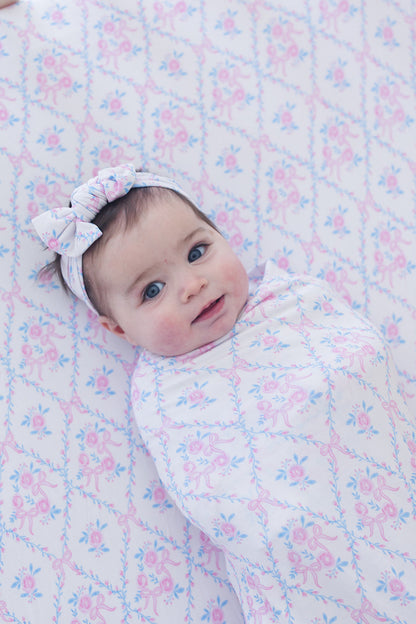 Charlotte - Lightweight Blanket Blush Lotus