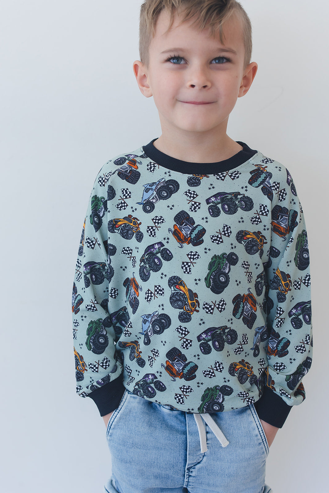 Stadium Smash - Bamboo Terry Sweatshirt Blush Lotus