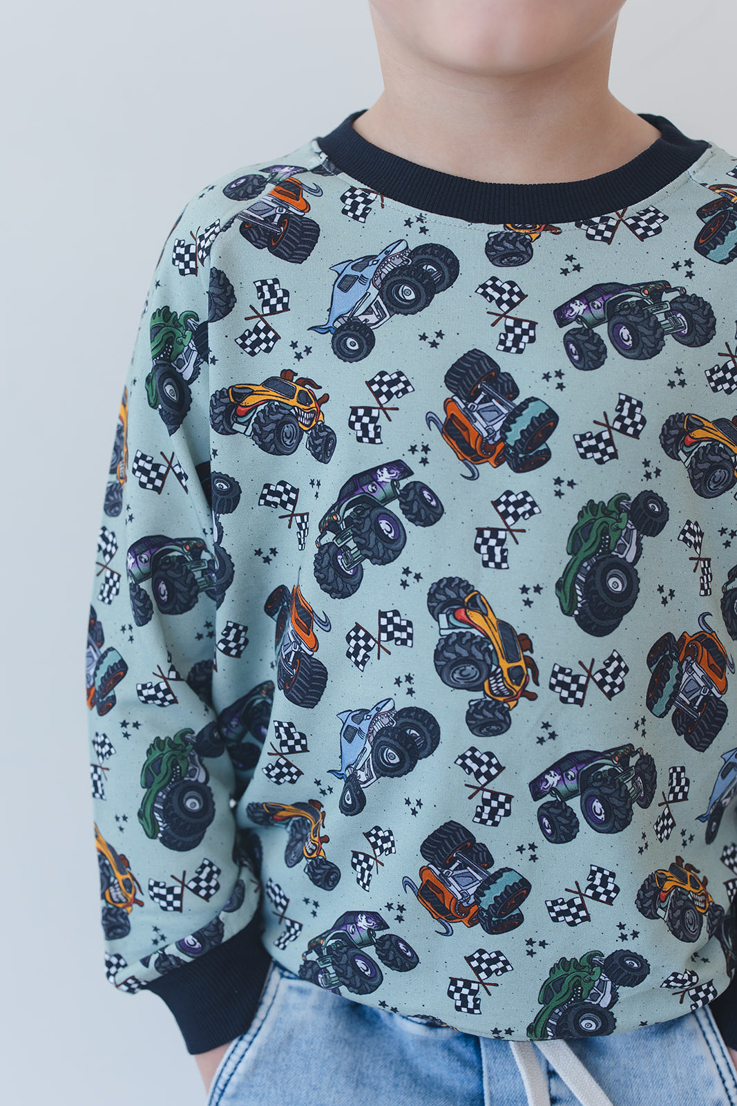 Stadium Smash - Bamboo Terry Sweatshirt Blush Lotus