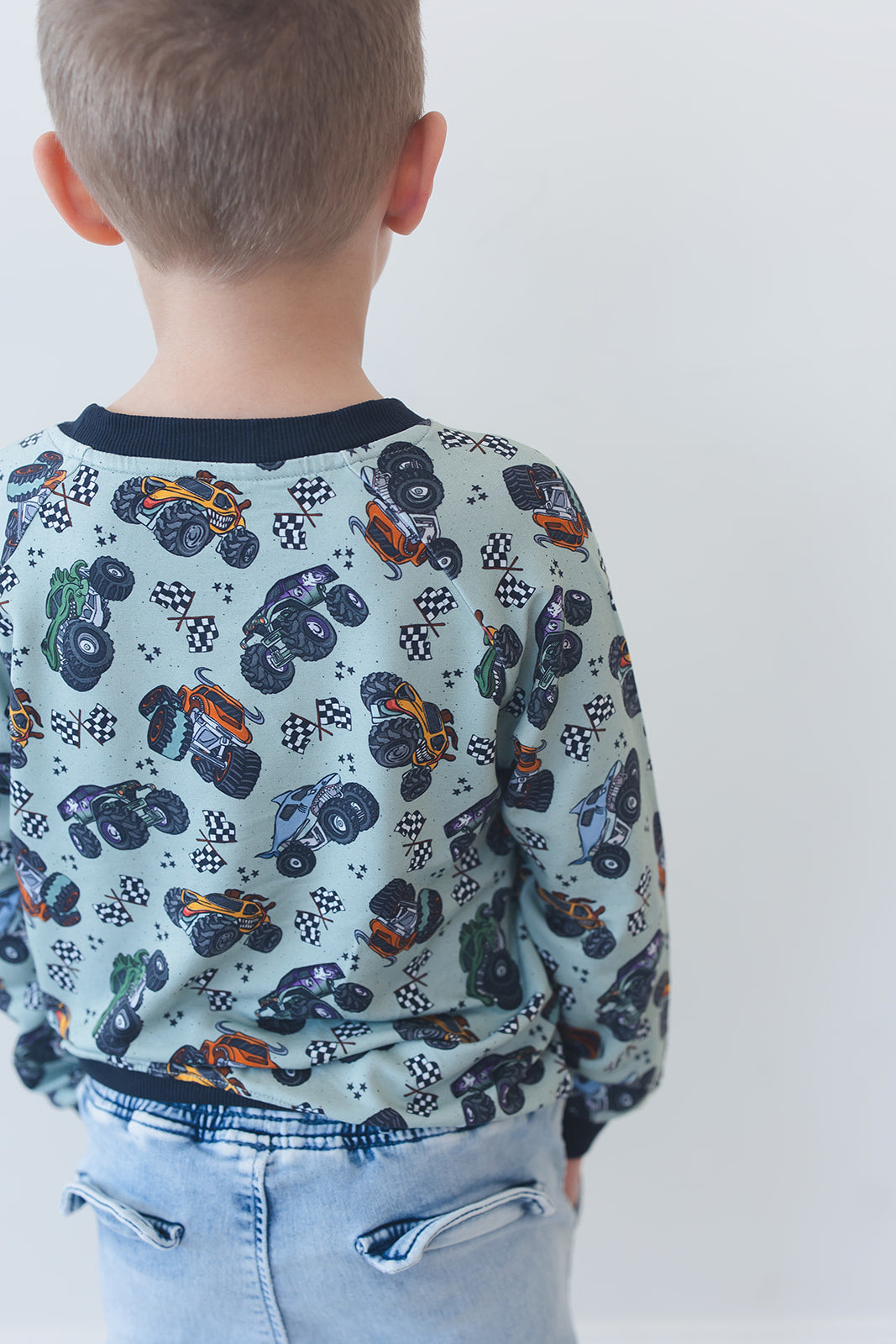 Stadium Smash - Bamboo Terry Sweatshirt Blush Lotus