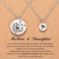 dandelion necklace 2 Pcs/Set Dandelion And Seeds Mother Daughter Necklaces