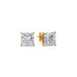 Princess Cut Diamond Stud Earring Fascinating Diamonds