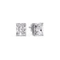 Radiant Diamond Basket Stud Earring Fascinating Diamonds