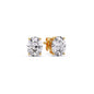 Stud Earring Basket Oval Shaped Fascinating Diamonds