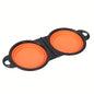 2-in-1 Collapsible Double Dog Bowl