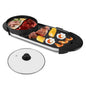 2-in-1 Electric Hot Pot with Bbq Grill Cooker 2200W