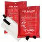 2-Pack: Premium Fiberglass Fire Blankets - Heat-Resistant, Compact and Reusable