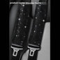 2-Pieces: Luxury Leather Seat Belt Protectors