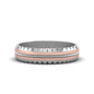 Milgrain Chiseled Band Fascinating Diamonds