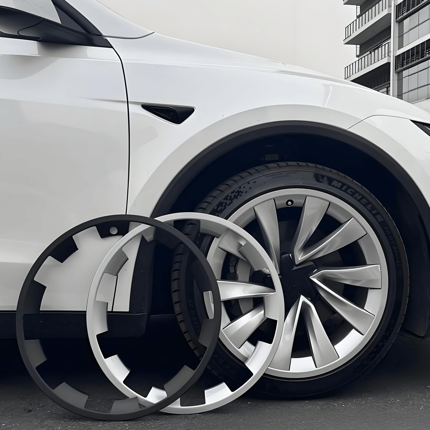 20″ Wheel Rim Protectors for Model Y Juniper (4PCS) Tesery Official Store
