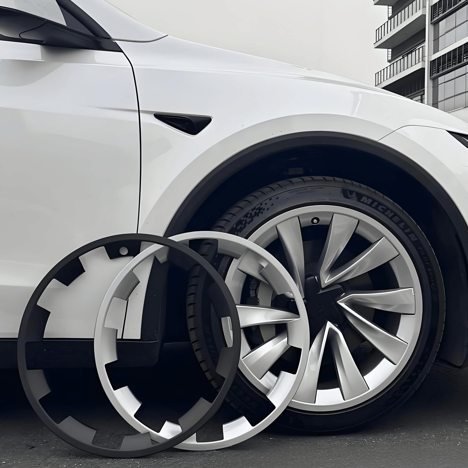 20″ Wheel Rim Protectors for Model Y Juniper (4PCS) Tesery Official Store