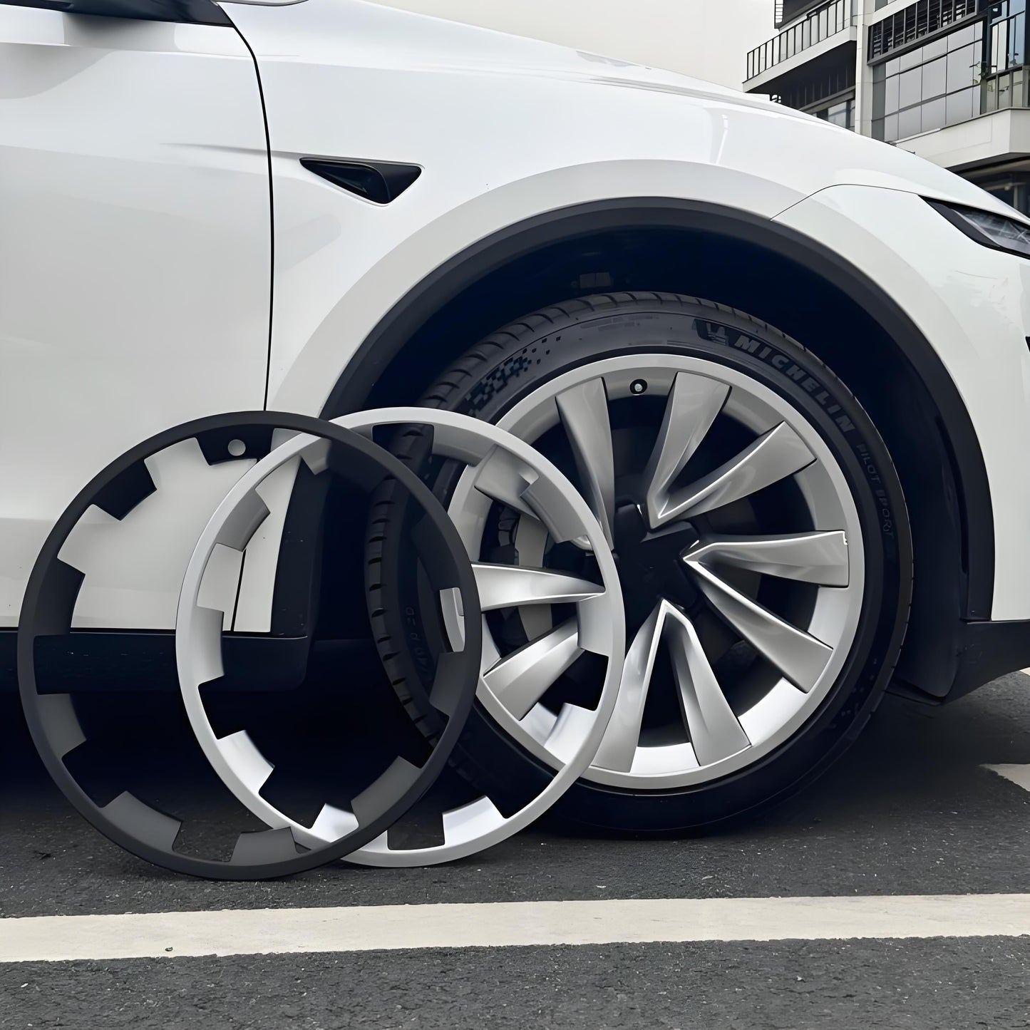20″ Wheel Rim Protectors for Model Y Juniper (4PCS) Tesery Official Store
