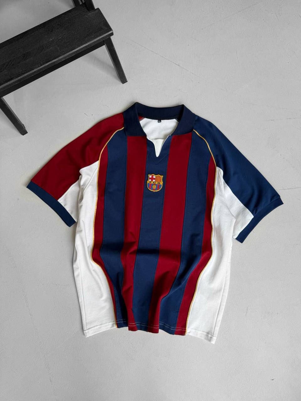 2001-2002 Barcelona Home Shirt - Vintage Football Jersey - Retro Soccer Kit Withinblack