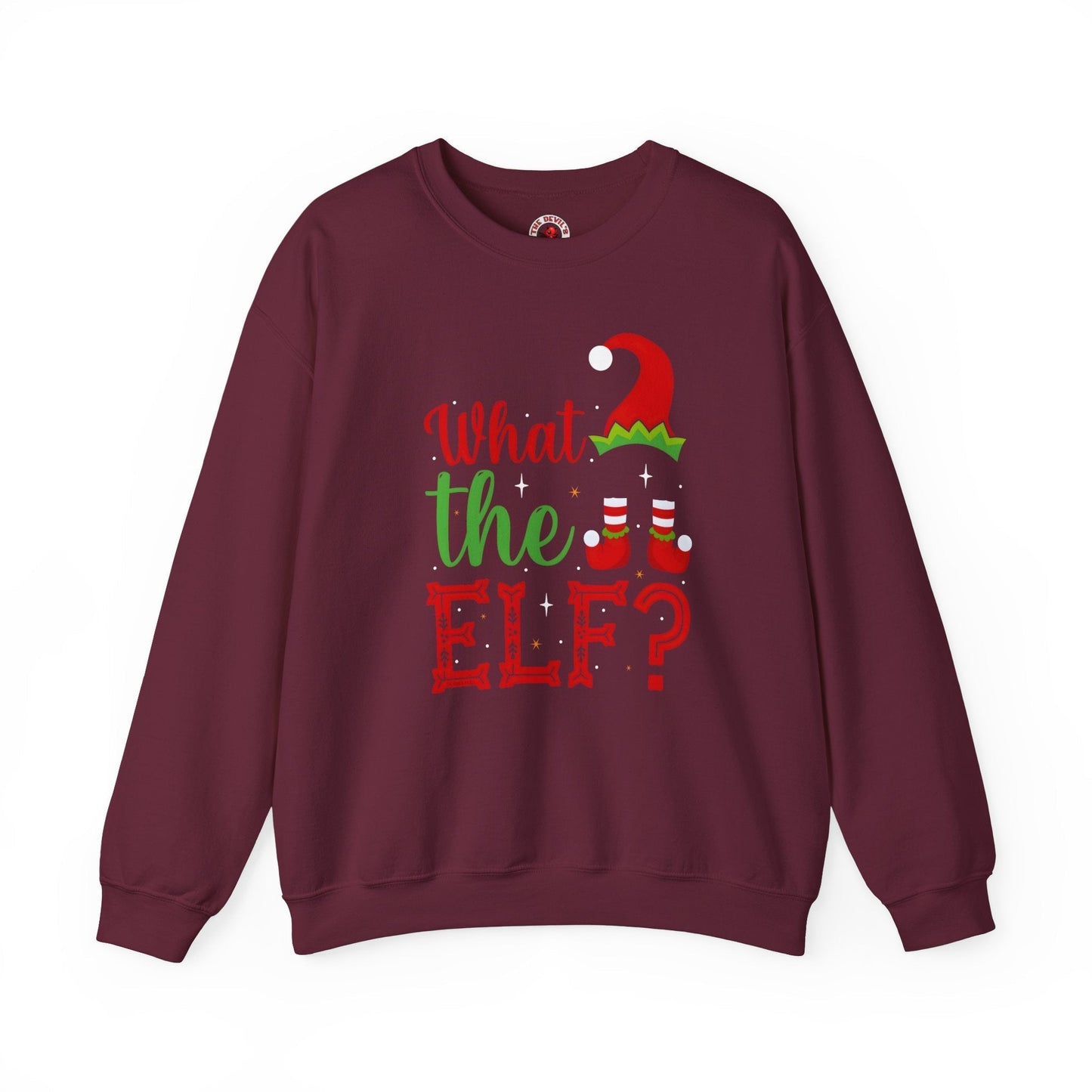 What The Elf Crewneck Sweatshirt The Devil's Pickle