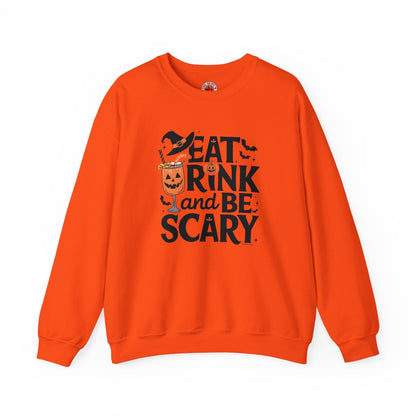 Eat Drink and Be Scary Crewneck Sweatshirt The Devil's Pickle