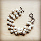 White Turquoise Triple Strand Bracelet 807h Shop Style & More | Fresh Looks, Everyday Deals & Free Shipping