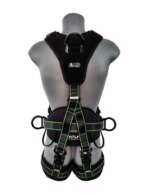 Frontline 200RE Elite Lite Climbing/Rescue Full Body Harness with Aluminum Quick Connect Buckles 2XL/3XL VM Hardware