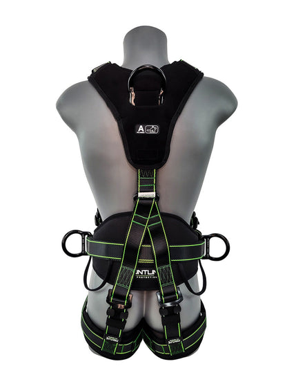 Frontline 200RE Elite Lite Climbing/Rescue Full Body Harness with Aluminum Quick Connect Buckles Universal VM Hardware