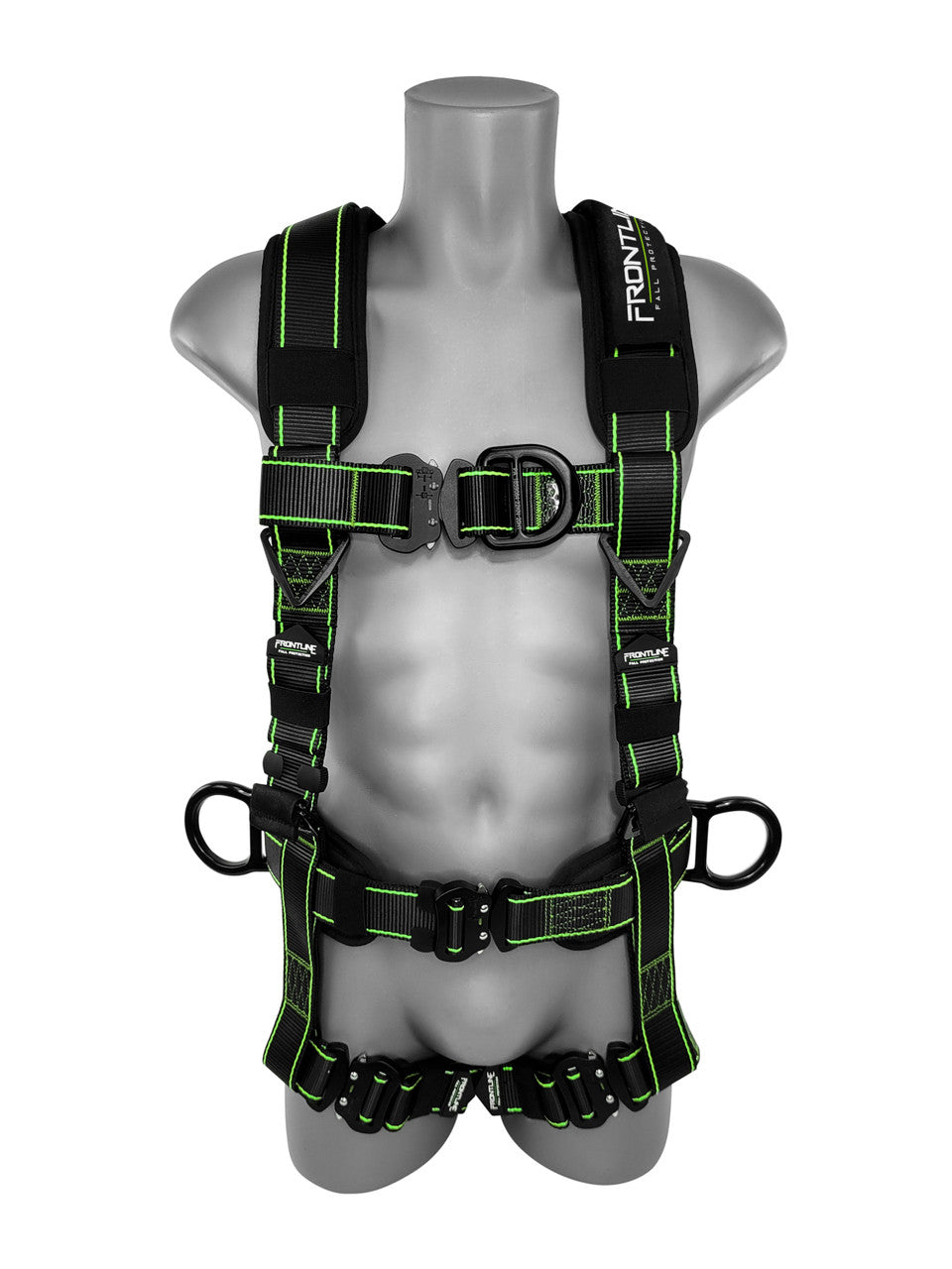 Frontline 200RE Elite Lite Climbing/Rescue Full Body Harness with Aluminum Quick Connect Buckles Universal VM Hardware