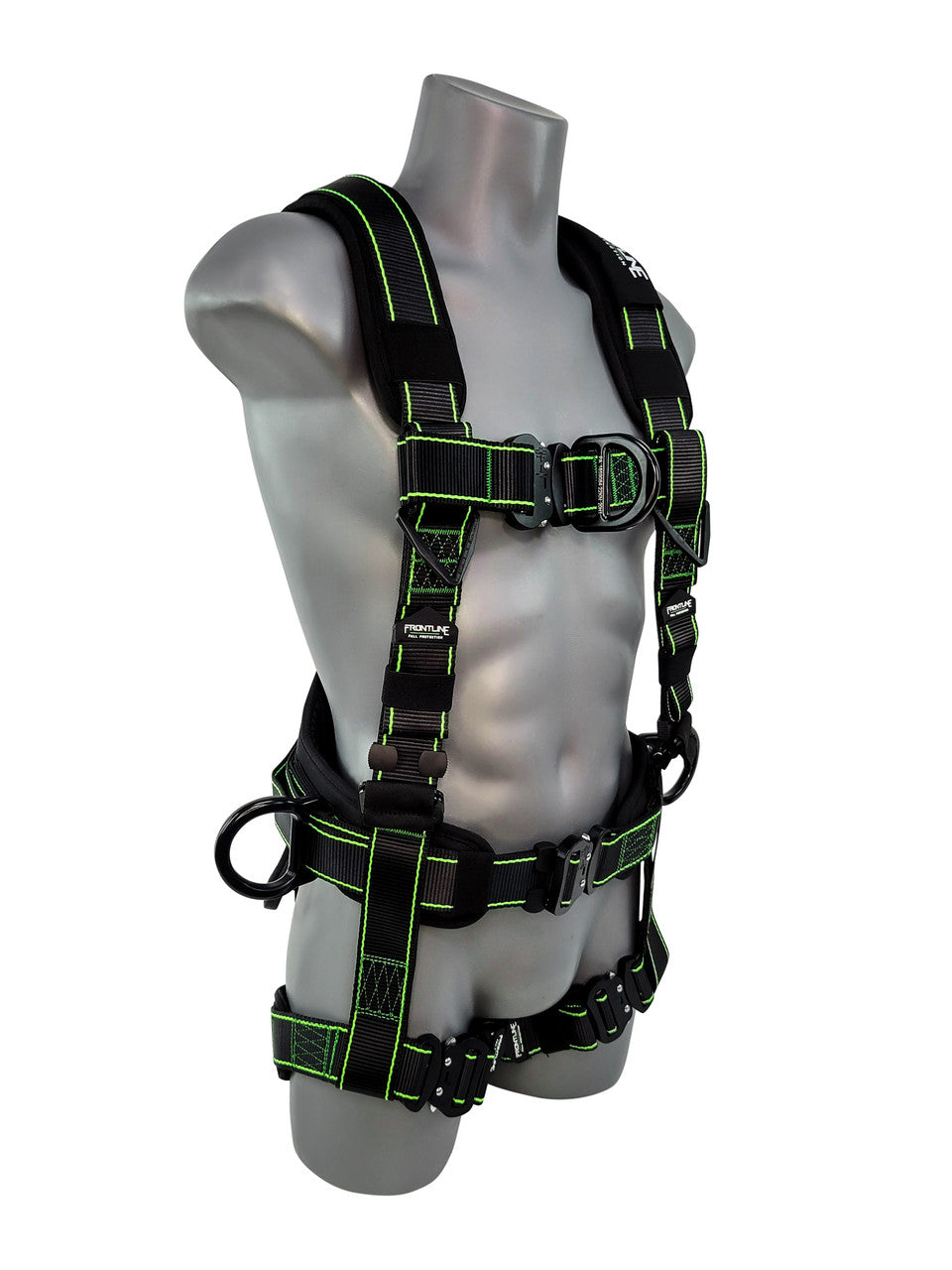 Frontline 200RE Elite Lite Climbing/Rescue Full Body Harness with Aluminum Quick Connect Buckles Universal VM Hardware
