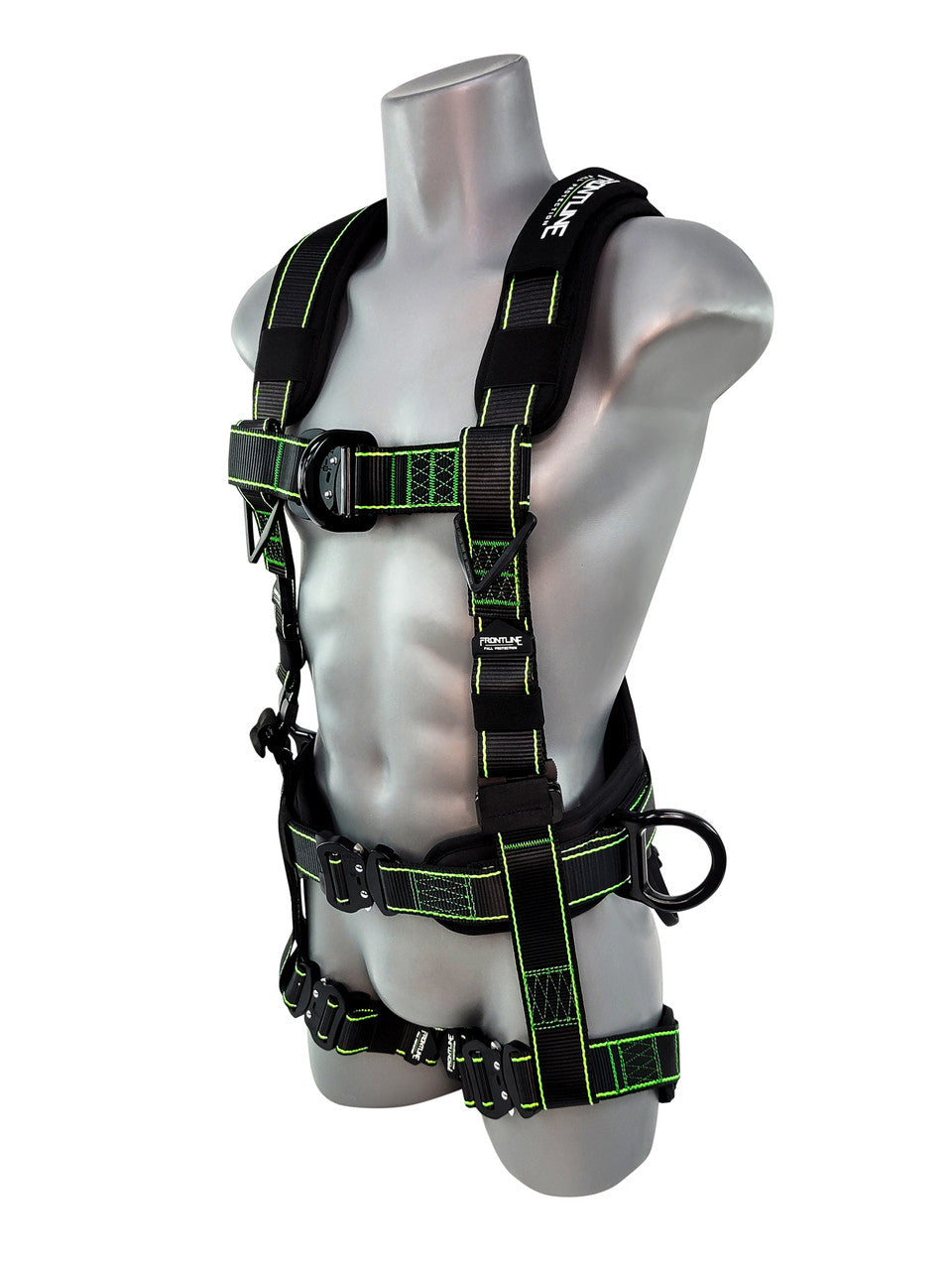 Frontline 200RE Elite Lite Climbing/Rescue Full Body Harness with Aluminum Quick Connect Buckles Universal VM Hardware