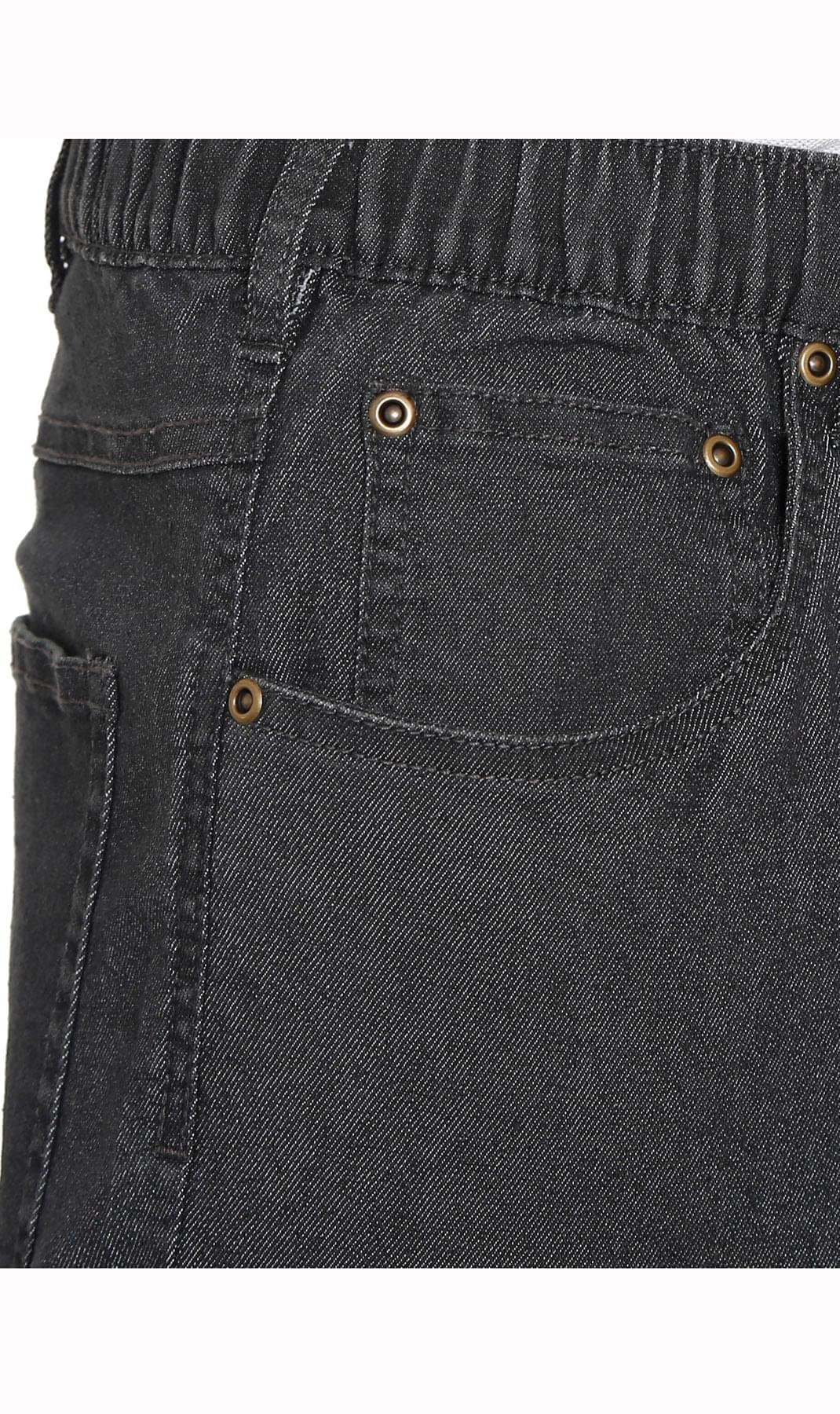 Men’s Lightweight Casual Elastic Waist Pull-On Jeans – Denim & Twill Pants with Easy Fit TURTLE BAY APPAREL