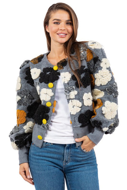 WOMEN SEXY FASHION OUTERWEAR JACKET BY CLAUDE