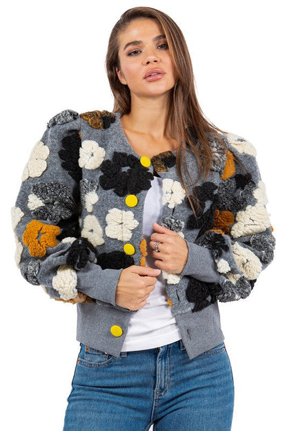 WOMEN SEXY FASHION OUTERWEAR JACKET BY CLAUDE