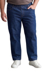 Men’s Lightweight Casual Elastic Waist Pull-On Jeans – Denim & Twill Pants with Easy Fit TURTLE BAY APPAREL