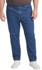 Men’s Lightweight Casual Elastic Waist Pull-On Jeans – Denim & Twill Pants with Easy Fit TURTLE BAY APPAREL
