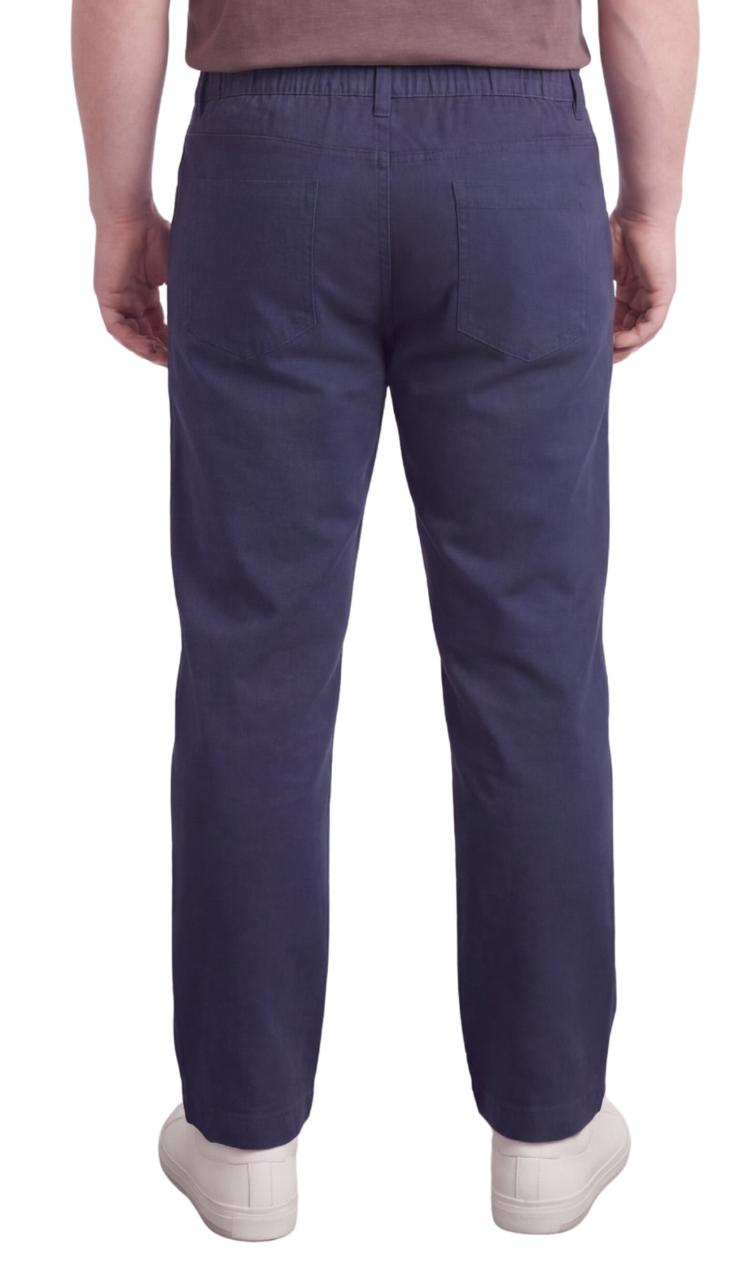 Men’s Lightweight Casual Elastic Waist Pull-On Jeans – Denim & Twill Pants with Easy Fit TURTLE BAY APPAREL