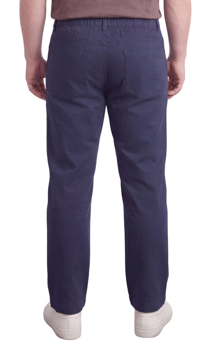 Men’s Lightweight Casual Elastic Waist Pull-On Jeans – Denim & Twill Pants with Easy Fit TURTLE BAY APPAREL
