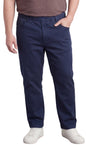 Men’s Lightweight Casual Elastic Waist Pull-On Jeans – Denim & Twill Pants with Easy Fit TURTLE BAY APPAREL