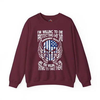 Protecting My 2nd Amendment Rights Crewneck Sweatshirt