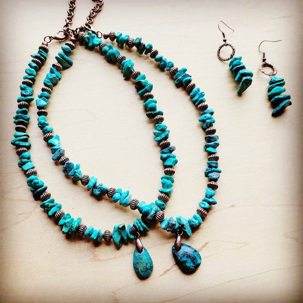 xx-Genuine Turquoise Necklace w/ Teardrop Pendant Shop Style & More | Fresh Looks, Everyday Deals & Free Shipping
