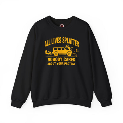 All Lives Splatter Crewneck Sweatshirt The Devil's Pickle