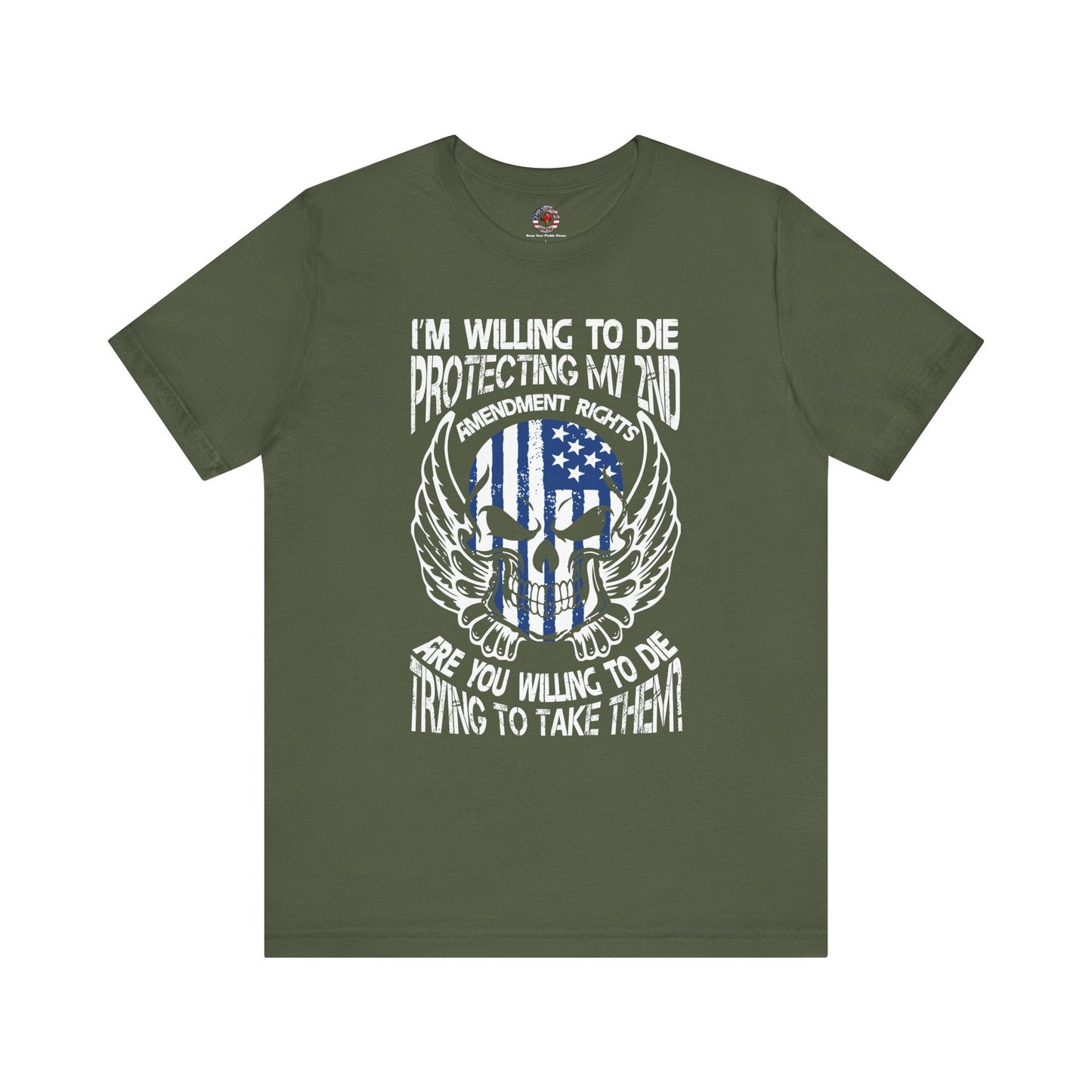 Protecting My 2nd Amendment Rights T-Shirt The Devil's Pickle