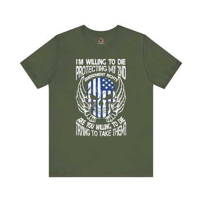 Protecting My 2nd Amendment Rights T-Shirt The Devil's Pickle