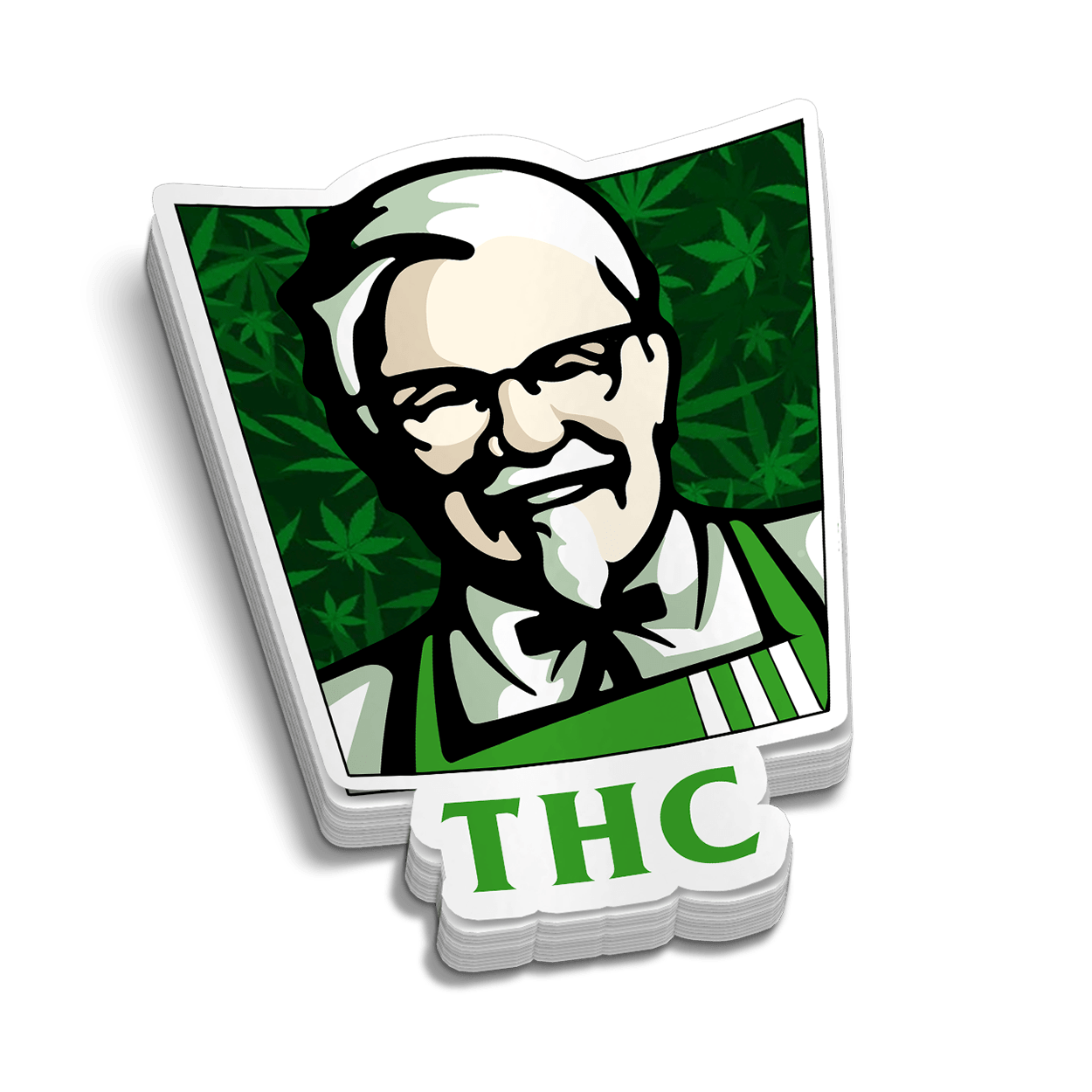 THC  Hard Hat Decal Armed American Supply