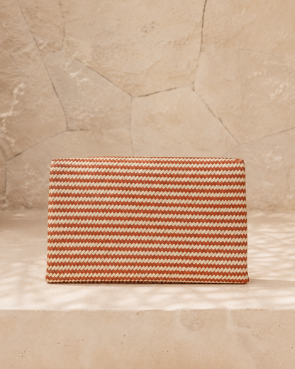 Stripes Rattan Clutch Village Thrive