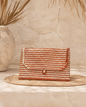 Stripes Rattan Clutch Village Thrive