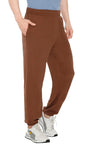 Mens Pull On Elastic Waist Knit Pants - Relaxed Dressing for Comfort