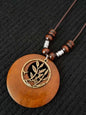 Retro Chic Linen Drape Necklace LOLA