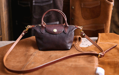 Vintage Luxe Horse Skin Leather Handbag Country in My Heart