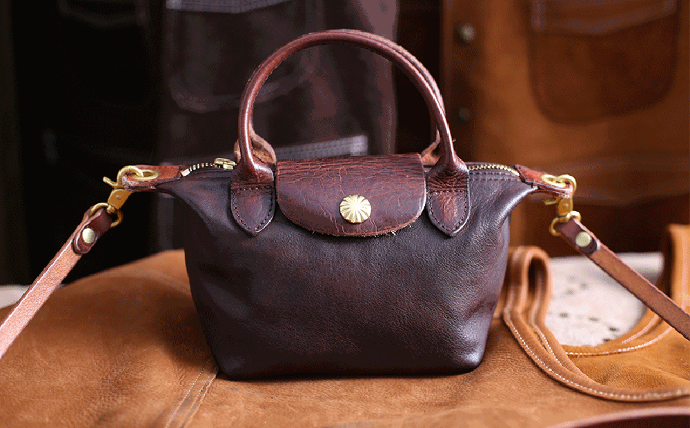 Vintage Luxe Horse Skin Leather Handbag Country in My Heart