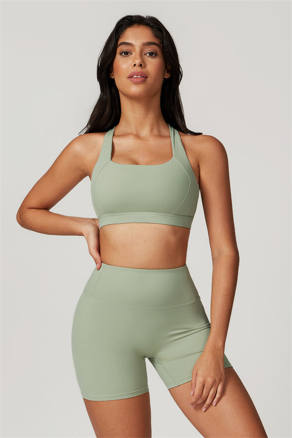 The Eloise Sports Bra Shorts 2-Piece Set Fitglutes Activewear Gymwear Sportswear & Workout Clothes