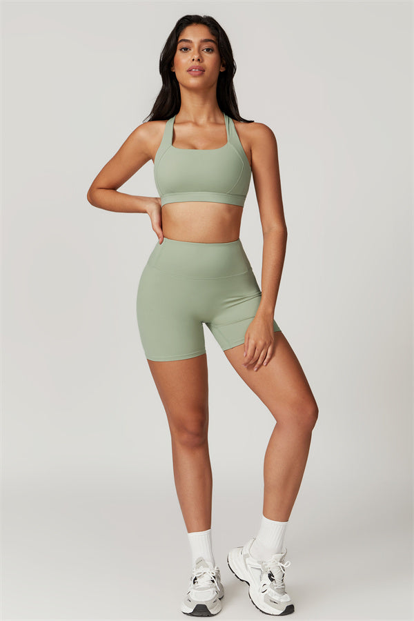 The Eloise Sports Bra Shorts 2-Piece Set Fitglutes Activewear Gymwear Sportswear & Workout Clothes